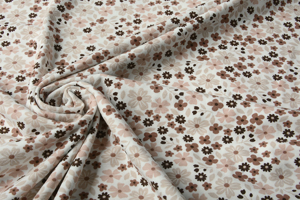 Cotton Jersey Cosmos Bloem