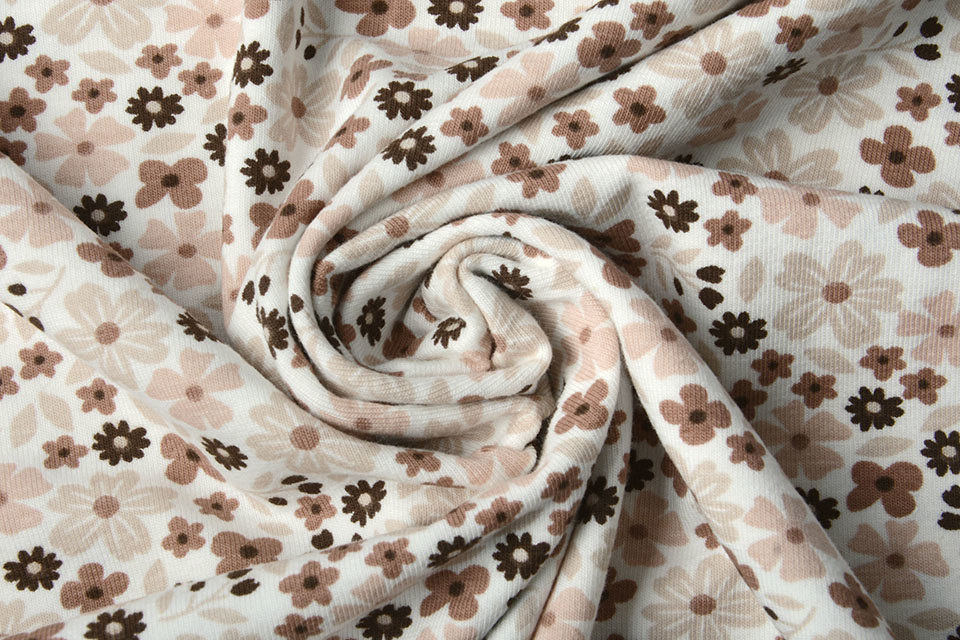 Cotton Jersey Cosmos Bloem