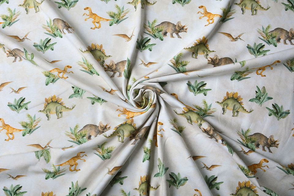 Cotton Jersey Dino