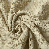 Jersey Gestrickt Beige