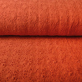 Jersey Gestrickt Dunkelorange