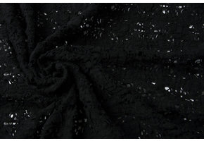 Jersey Gestrickt Schwarz