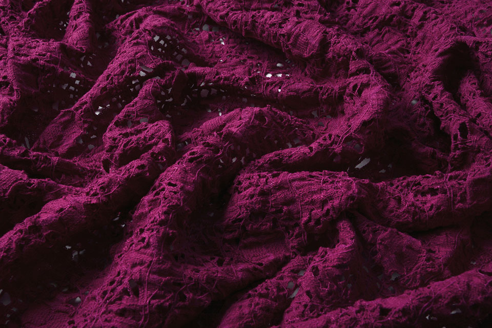 Jersey Gestrickt Alpenveilchen