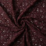 Jersey Crochet Bordeaux