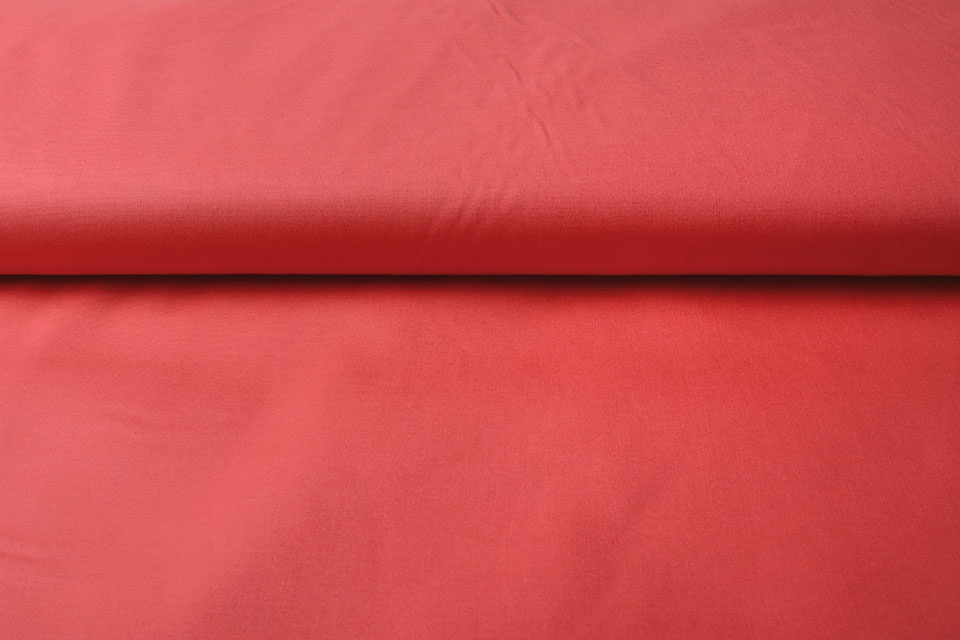 Stretch Popeline Rot