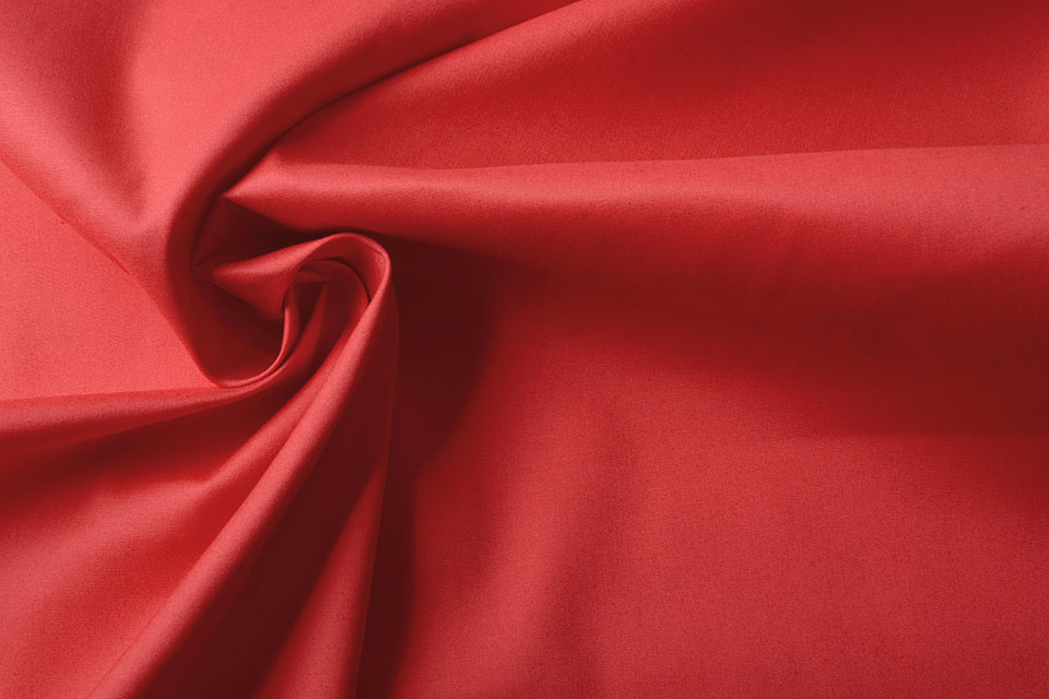 Stretch Poplin Rood
