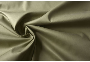 Stretch Poplin Army Groen