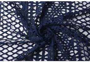 Lace Coarse Navy Blue