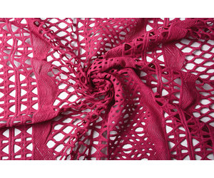 Lace Coarse Fuchsia