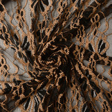 Spitze Blumen Amber Hell Orange Brique