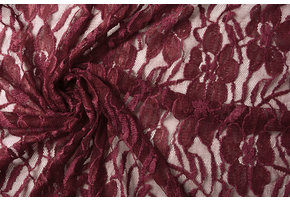 Lace Flowers Suze Bordeaux