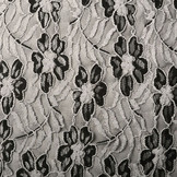 Kant Bloemen Suze Zwart Silver