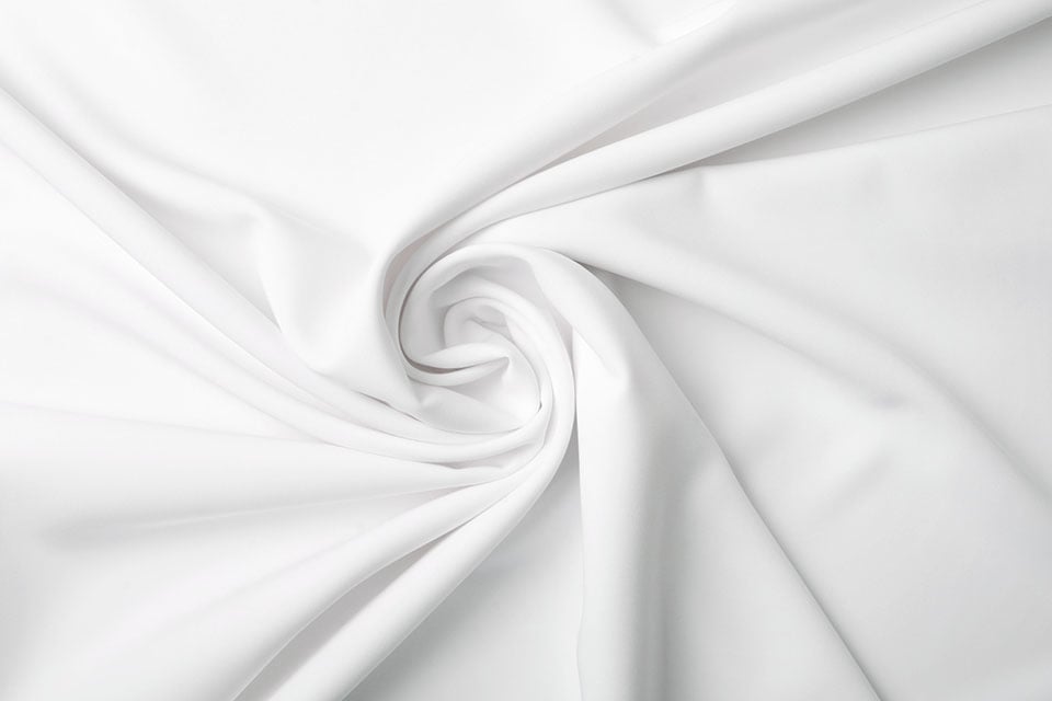 Crepe Stretch White - YES Fabrics