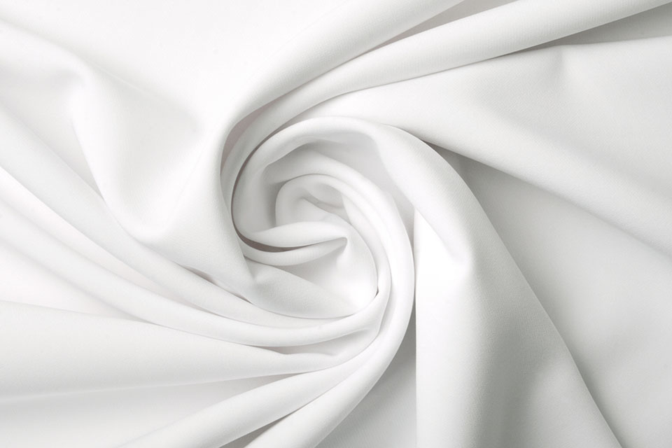 Crepe Stretch White
