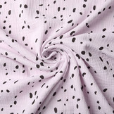 Hydrofiel Stof Dalmatiër Lila Roze