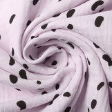 Hydrofiel Stof Dalmatiër Lila Roze