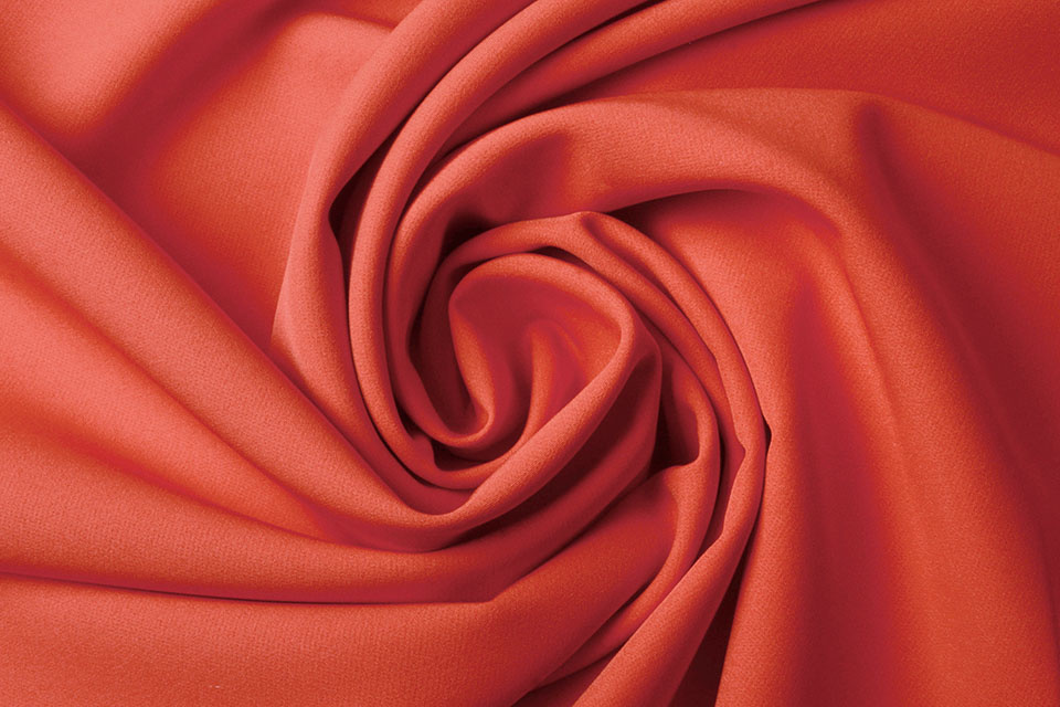 Crepe Stretch Red - YES Fabrics