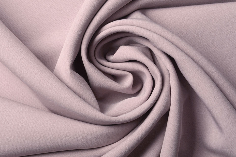 Italian Crepe Stretch Dressmaking Fabric - Blush Pink