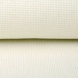 Mini Waffelpiqué Baumwolle Creme