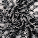 Jersey Stof Mashimo Zwart