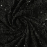 Spitze Blumen Fenna Schwarz