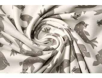 Organic Baumwolljersey Seal Taupe