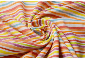 Organic Cotton Jersey Strepen Multicolor