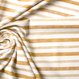 Digital  Baumwolljersey  Streifen Sand