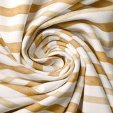 Digital Cotton Jersey Strepen Zand