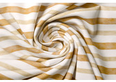 Digital  Cotton Jersey  Stripes Sand