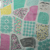 Embroidered Sequins on Chiffon Maya Mint