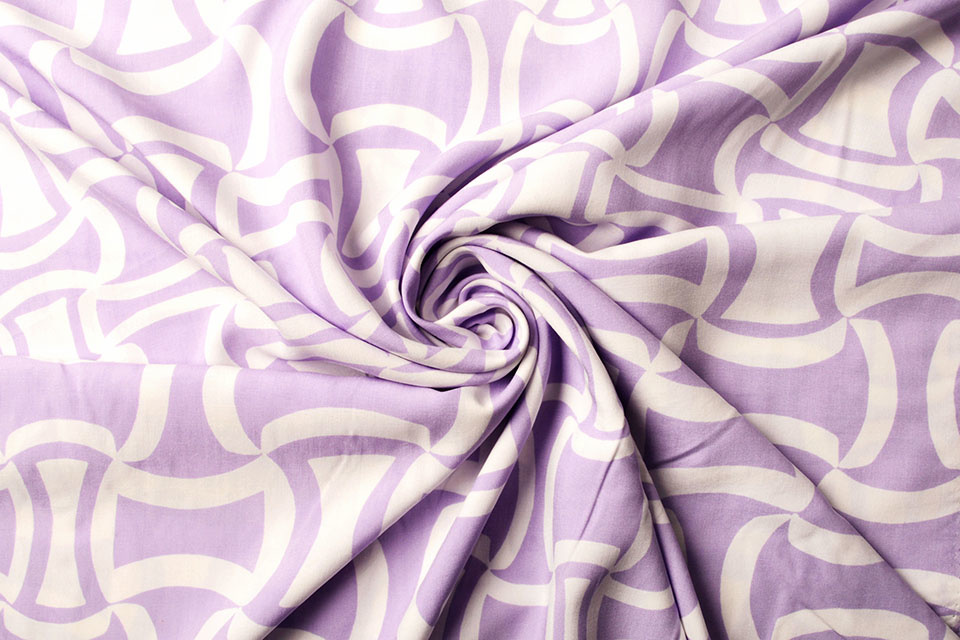 Poplin Viscose Brace Lilac