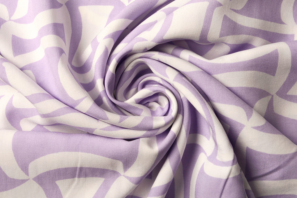 Poplin Viscose Brace Lila