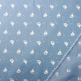 Bedrukte Jeans Marlijn Licht Blauw