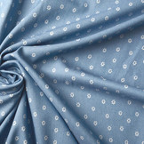 Bedruckte Jeans Margarita Hellblau