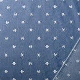 Printed Jeans Puck Medium Blue