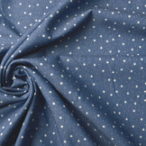 Bedrukte Jeans Sterren Medium Blauw