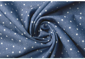 Printed Jeans Stars Medium Blue