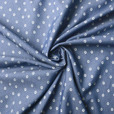 Bedrukte Jeans Margarita Medium Blauw