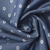 Bedrukte Jeans Margarita Medium Blauw