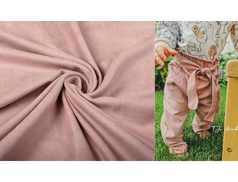 Cupro Suedine Hell Puderrosa