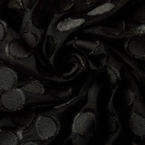 Feiner Tüll Dots Schwarz