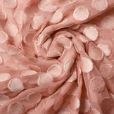 Fijne Tule Dots Poeder Roze