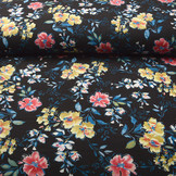 Crepe Printed Fabiola Black