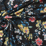 Crepe Printed Fabiola Black