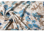 Crepe Printed Marianne Blue