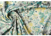 Crepe Printed Philou Green