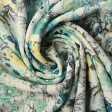 Crepe Printed Philou Green