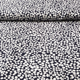 Poplin Viscose Ranuncolo Navy Blue