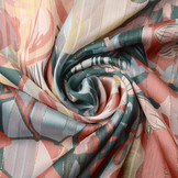 Chiffon Satin Lurex Kimuli